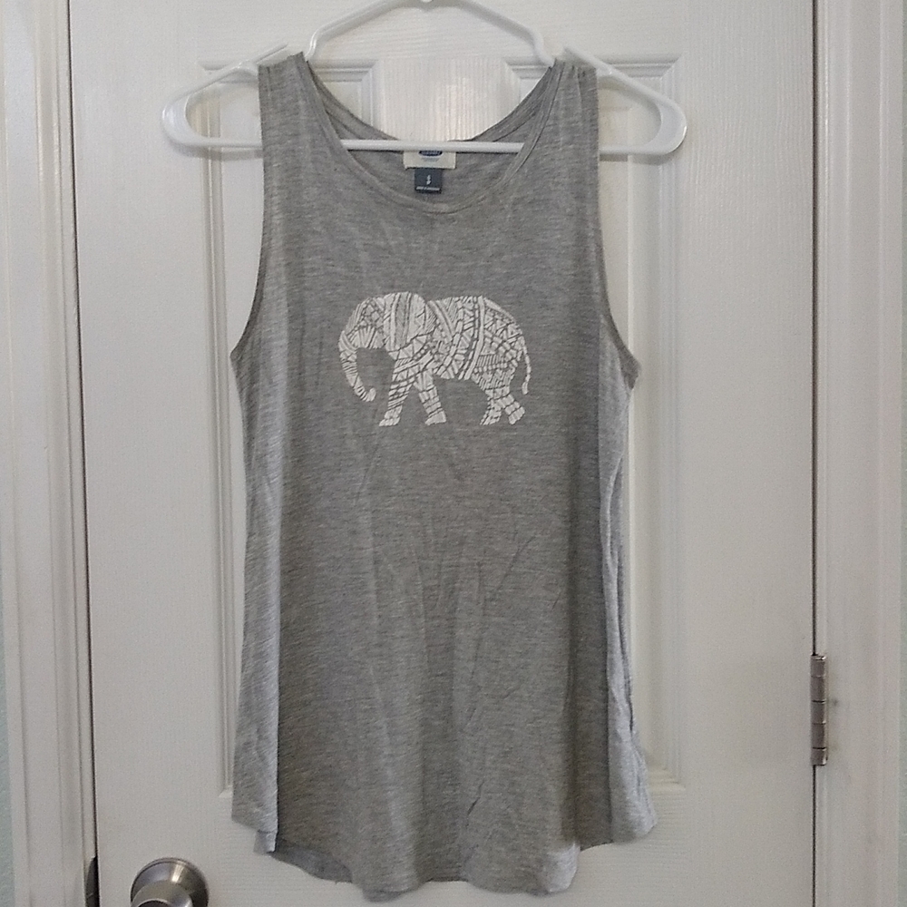 Heathered Grey Elephant Tank